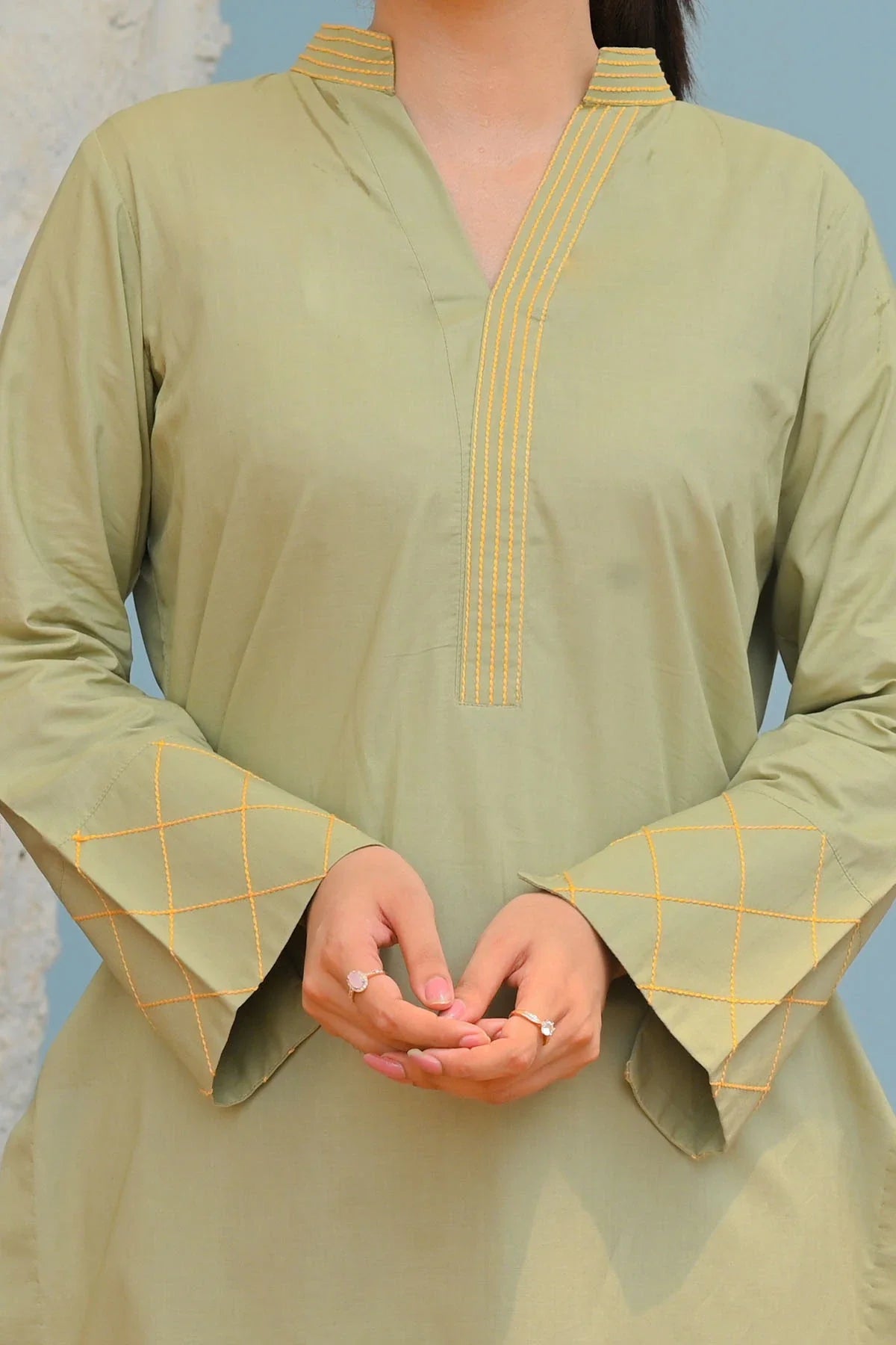Tea Green - 2Pc Solid